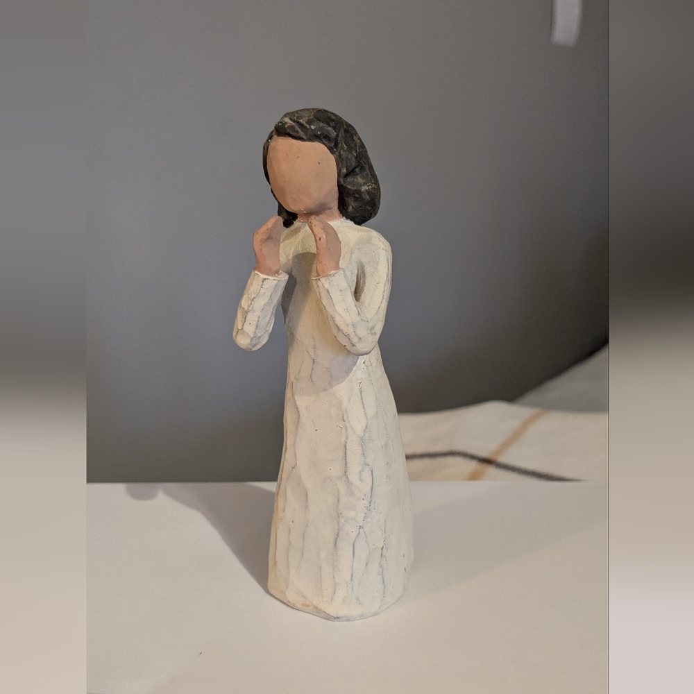 Willow Tree Figurine in Cream and Black